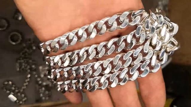 Цепь панцирная мужская,серебро 925 пробы смотреть онлайн