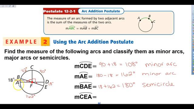 12-2 Arcs and Chords смотреть онлайн