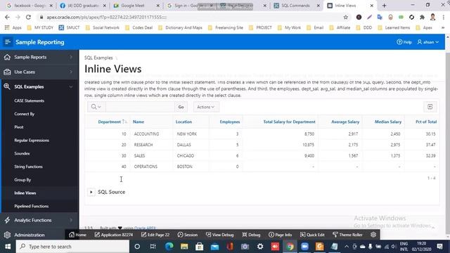 Oracle Apex20.2 Online Class 10: Sample Reporting смотреть онлайн