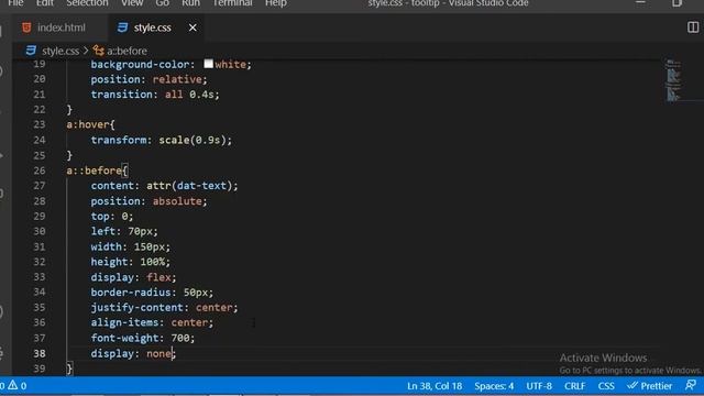 Custom Tooltip Using Only HTML & CSS ||100 Days Css Challenge смотреть онлайн