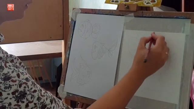"Рыбка" в витражной технике смотреть онлайн
