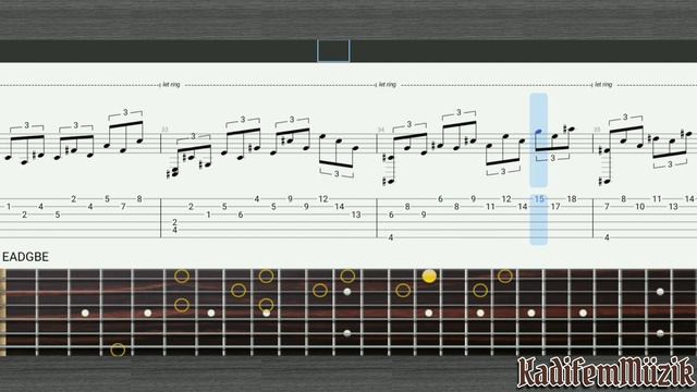 Moonlight Sonata by Beethoven Easy Fingerstyle Guitar Tutorial Tabs смотреть онлайн