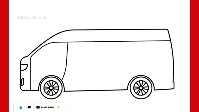 How To Draw Nissan NV350 Panel Van - How To Draw A Bus смотреть онлайн