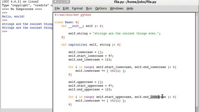 Python 47 String Capitalize смотреть онлайн