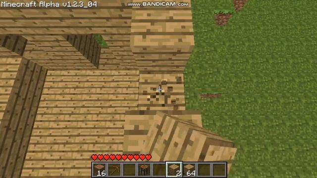 Выживание в Minecraft Alpha 1.2.3_04 #1 Начало и дом Для олдов :) смотреть онлайн