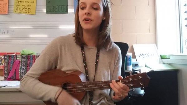 Kindergarten Sing-A-Long Elementary Music Lesson (online learning week 1)