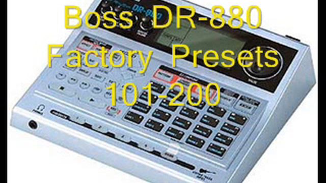 Boss DR 880 - Drum Machine - Patterns (2/5) смотреть онлайн