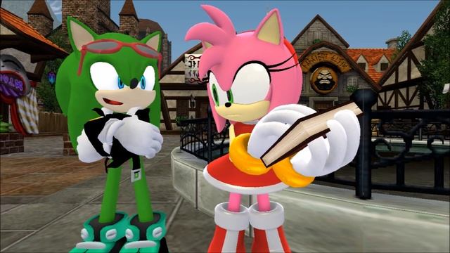 Amy Encounters Scourge (Amy And The Werehog)