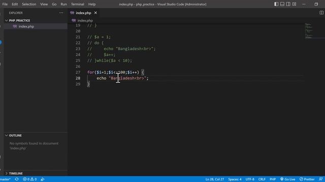 26. Loop - Part 1 | PHP Bangla Tutorial | Basic to Advanced | PHP 8.2 смотреть онлайн