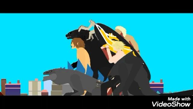 Godzilla vs Attack On Titan Sticknodes Part 3 смотреть онлайн