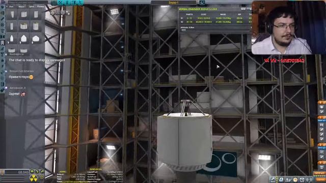 Развиваем синдром кесслера | Kerbal Space Program смотреть онлайн