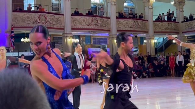 2023 Blackpool Dance Festival Amateur Latin 1R Austin Joson & Liza Lakovitsky - chachacha смотреть онлайн