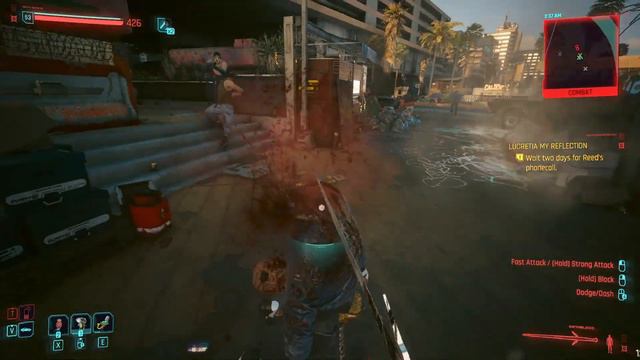 Cyberpunk 2077 2.0 Phantom Liberty - Witcher Sword Gwynbliedd Gameplay смотреть онлайн