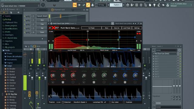 aiXDSP Multi Band Gate VST ( A Powerful Tool for Drums ) смотреть онлайн