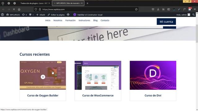 Curso de Membership Site con Woocommerce y Divi#13. Traducciones con Loco Translate смотреть онлайн