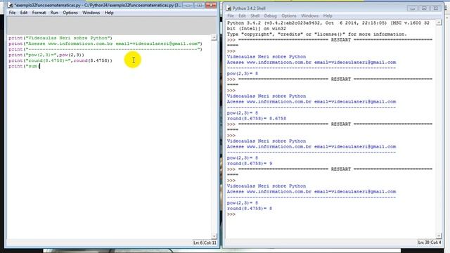 aula 5856 python funcoes matematicas pow round sum max min смотреть онлайн