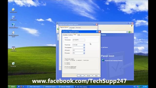 How to Change Date and Time Settings in Windows XP смотреть онлайн