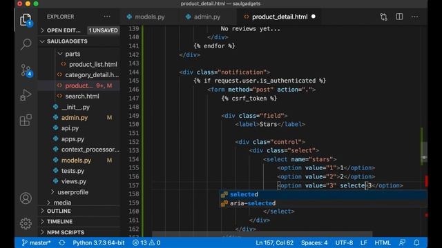 Product reviews - How to build an Ecommerce website using Django 3 and Vue.js - Part 20 смотреть онлайн