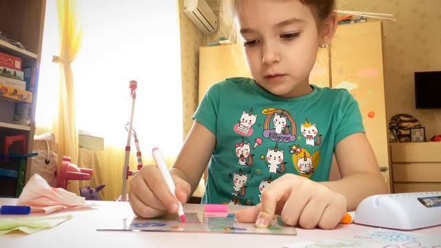 Ангелина #vlog блог ?♀️ чем заняться на карантине. Рисуем 3D картинки #ХроникиКарантина смотреть онлайн