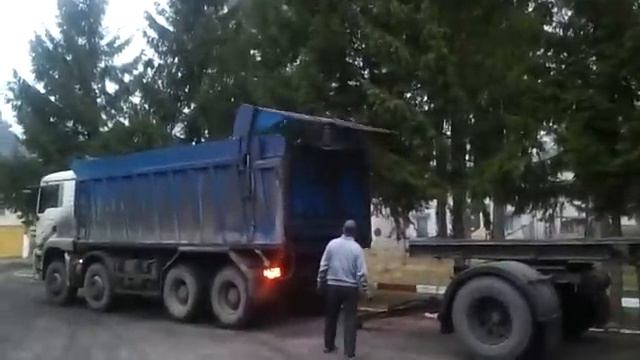 Кассетный самосвальный автопоезд Рострак .mp4 смотреть онлайн