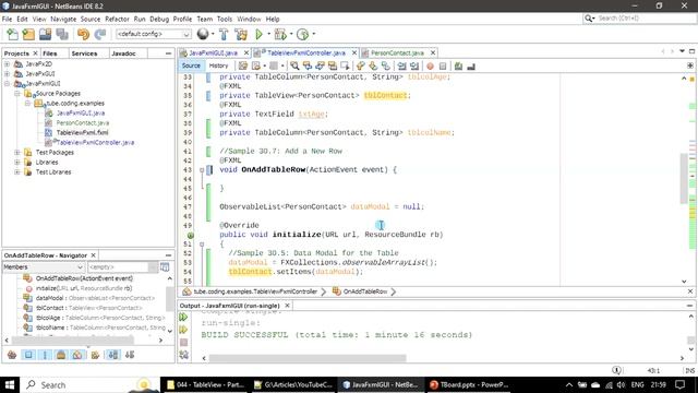 TableView | Part 8 - Add Rows to Table on Button Click | JavaFx GUI Tutorial #44 смотреть онлайн