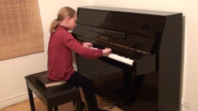 April 2011 - Varvara Soyfer plays Mozart's Sonata B-flat major, K-570, 1st mvt. смотреть онлайн