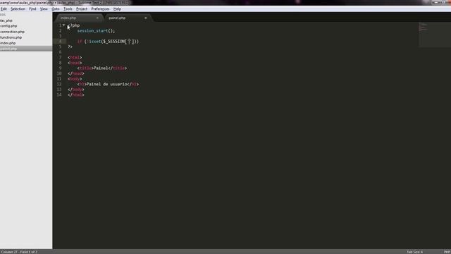 Trabalhando com SESSION Completando sistema de Login MySQL e PHP 4# смотреть онлайн