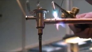 Пайка терморегулирующих вентилей Danfoss