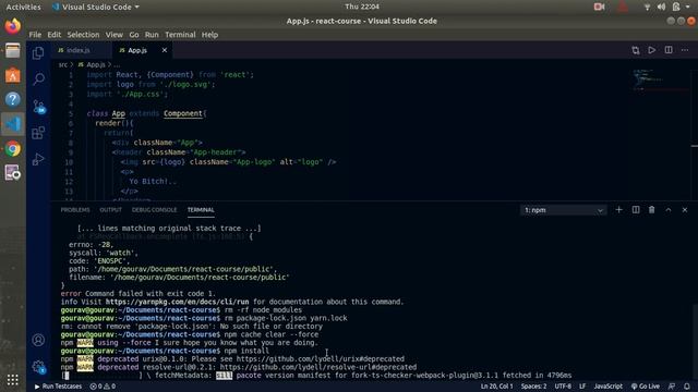 How to Fix "throw er; // Unhandled 'error' event"? смотреть онлайн
