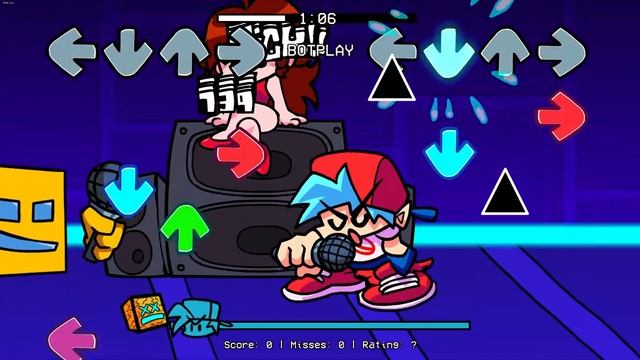 КВАДРАТНЫЙ БОСС Geometry Dash vs Friday Night Funkin Мод Vs Geometry Dash от Фани Геймс ТВ смотреть онлайн
