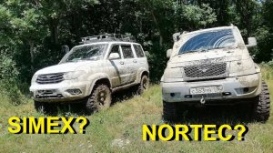 Уаз патриот на Nortec ET500 (32*9.5*16) и Simex Extreme (32*10.5*16)