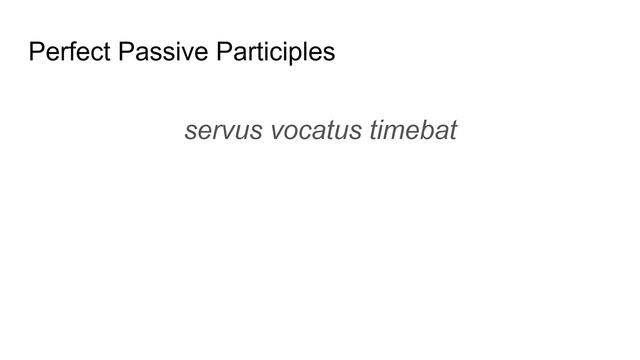 Perfect Passive Participles in Latin смотреть онлайн