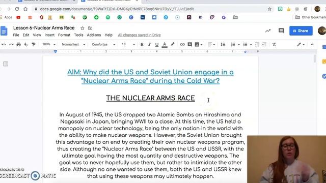 Lesson 6 -Nuclear Arms Race смотреть онлайн