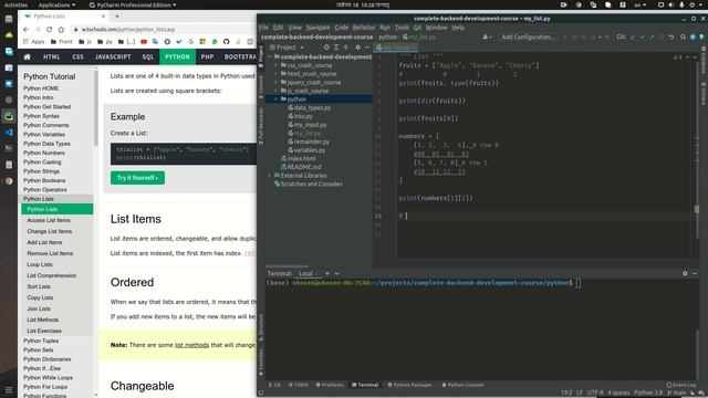 Python list смотреть онлайн