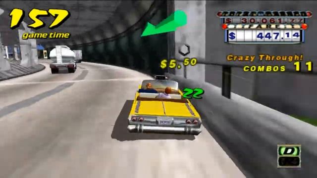 (What a long game, my eyes hurt!) Crazy Taxi Fare Wars! Gameplay (B.D. Joe - $55,803.83) смотреть онлайн