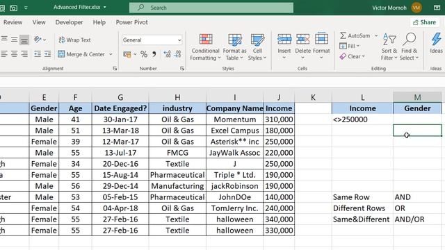 Advanced Filter (Number Criteria + And/OR) - Part 3 смотреть онлайн