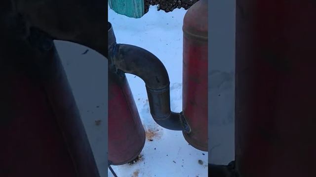 Печь на опилках в гараж смотреть онлайн