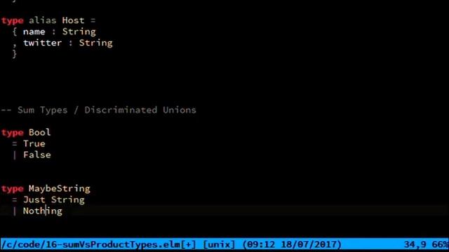 16 - Sum types vs Product types смотреть онлайн