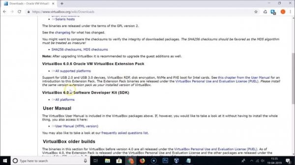 How to Install Extension Pack in Oracle VM Virtualbox 6.0.6 on Windows Hosts?