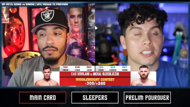 Caio Borralho vs Michal Oleksiejczuk Preview | #UFCVegas72 | Bloody Water Podcast смотреть онлайн