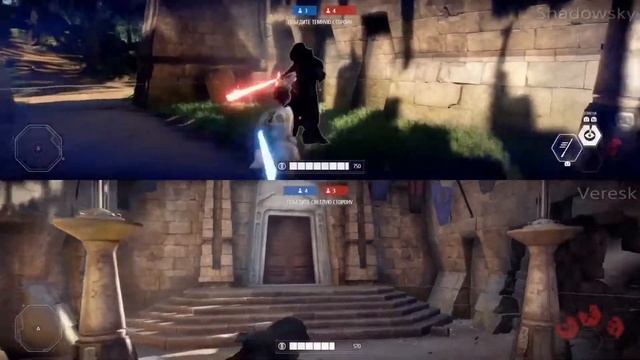 Star Wars Battlefront II ДРУГ ПРОТИВ ДРУГА #3 PS4 PRO Split screen смотреть онлайн
