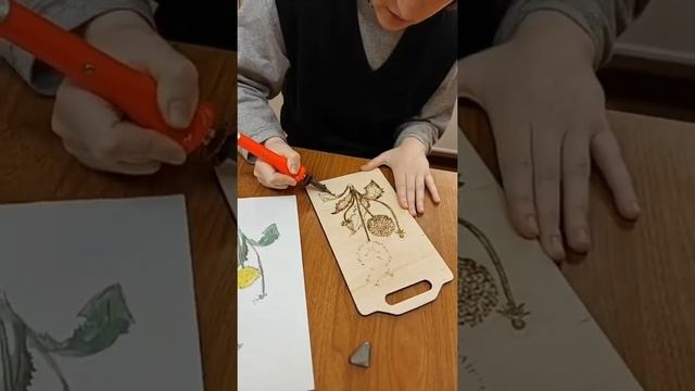 Мастер-класс по пирографии "Одуванчики" смотреть онлайн