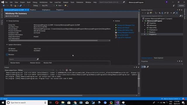How to Find the Memory Leak in our application and Fix it смотреть онлайн