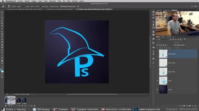 Cómo crear un GIF animado en Photoshop (2 métodos) смотреть онлайн