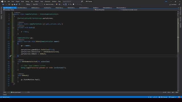 Make A Game Like Pokemon in Unity | #104 - Refactor Party Screen with Generic Selector & State Stac смотреть онлайн