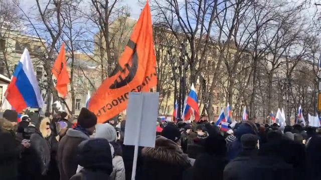 Марш Немцова 2018. Петровский бульвар. смотреть онлайн