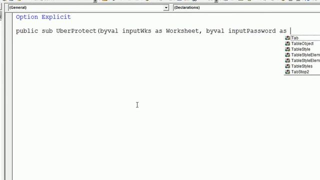 Understanding VBA Code: Uber Lock down of an Excel Worksheet смотреть онлайн