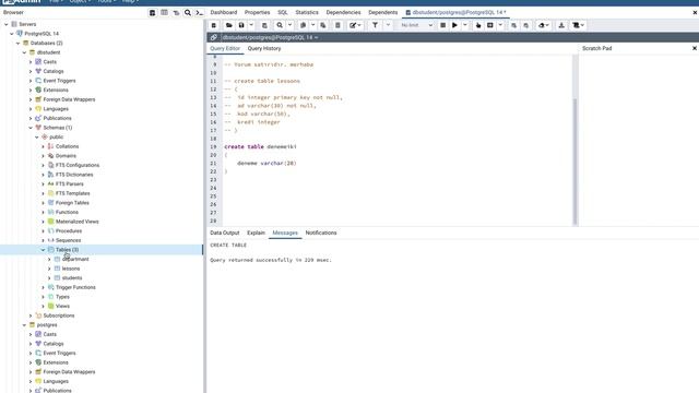 PostgreSQL Dersleri 04 : Tablo Silme смотреть онлайн