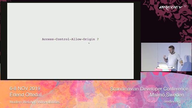 Erlend Oftedal - Modern WebApp Vulnerabilities | Øredev 2019 смотреть онлайн