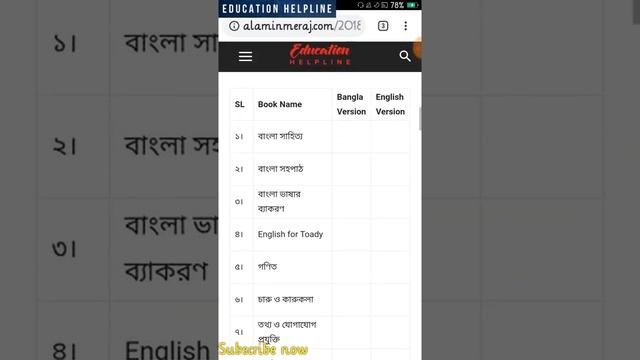 Download Any Class Books NCTB Books смотреть онлайн